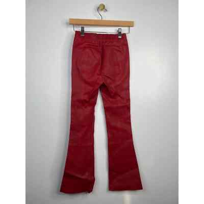 Walter Baker Lori Pull On Stretch Leather Flared Pant ...