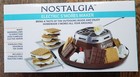 Indoor Electric S'mores with 2 Roasting Sticks & Flameless Heater & Trays 