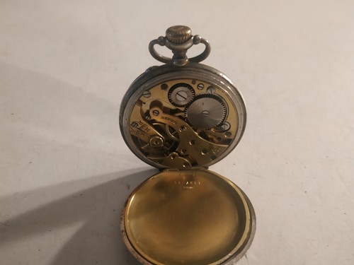 VINTAGE POCKET WATCH ANKERWERK, 15 JEWELS, SILVER CASE - Picture 9 of 10