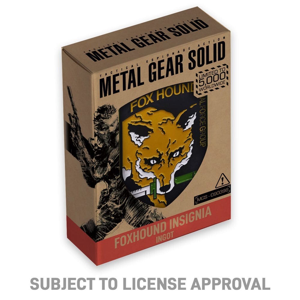 Lingot Metal Gear Solid Foxhound coffret cadeau idéal pour fan de pop-culture - 2