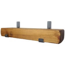 Shelf Brackets for 14cm Deep Shelves Industrial Rustic (Pair of Brackets)