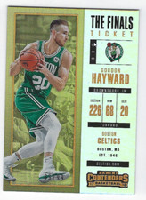 GORDON HAYWARD 17-18 PANINI NBA CONTENDERS THE FINALS TICKET /99