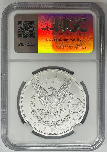 2023 Fiji 1880-CC Morgan Dollar NGC MS 70 Early Releases David Ryder Signed - Picture 2 of 2