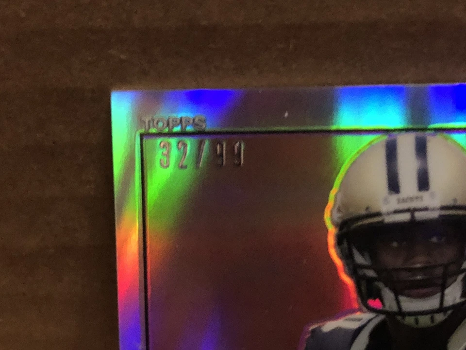 2014 Topps Chrome Brandin Cooks 1985 Design Silver Refractor Rookie RC #32/99 - Image 3 of 4