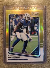 Darius Leonard 2018 Panini Honors Score Gold #'d /50 #463 Eagles Colts SSP