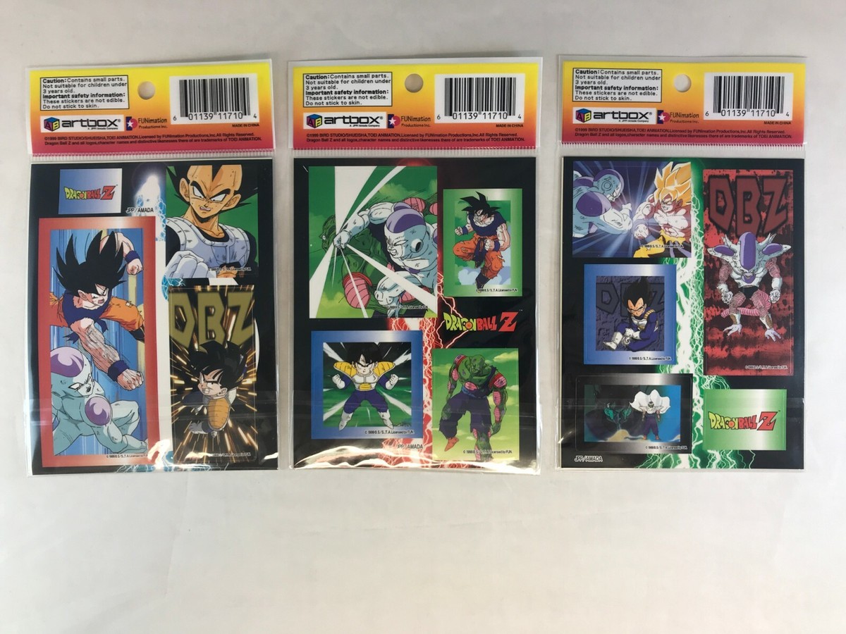 DRAGON BALL Z SUPER-SIZE STICKERS Artbox 1999 AMADA FUNIMATION 3
