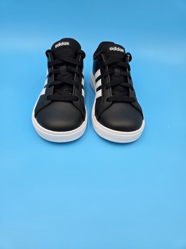 Adidas GRAND COURT 2.0 Kids Shoes Black/White GW6503 #99 - Picture 4 of 10
