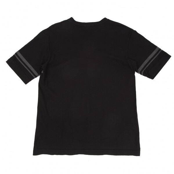 【関税&送料込】Versace Black Cotton T-Shirt Versace Men's XL T-Shirt: Medusa Head Design