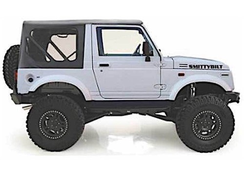 Soft Top Black Replacement With Windows For 1986-1994 Suzuki Samurai (JMA-2763) Samurai Top - Foto 6