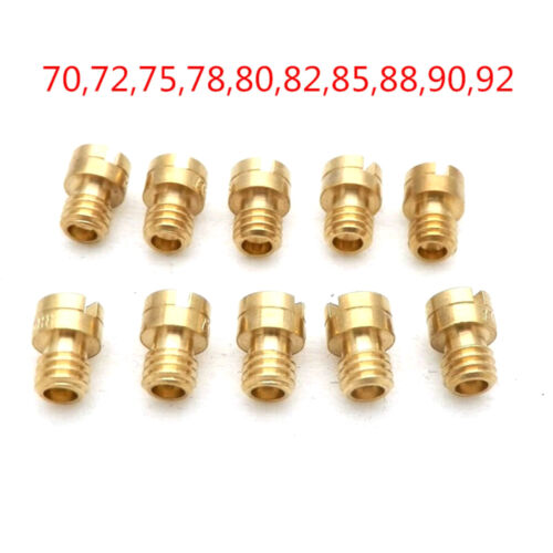 10Pcs M4 Round Head Main Jet Kits 70-92 For GY6 PZ19 139QMB Scooter 50cc Carb UK - Picture 3 of 9