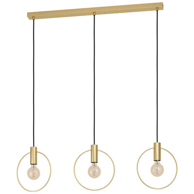 Lustre Moderne Design Minimal Or 3 Lumières pour Salon Pièce GL0089 | eBay