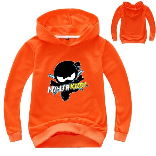 anime Boys Hooded Girls T Shirt NINJA KIDZ Kids Casual Sweatershirt Costume - Picture 17 of 37
