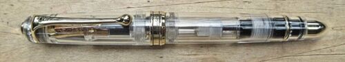 Nuevo bolígrafo NOS Aurora 88 demostrator LE 1305 oro brillante Ftn - MEDIANO 18k nuevo en caja - Imagen 9 de 11
