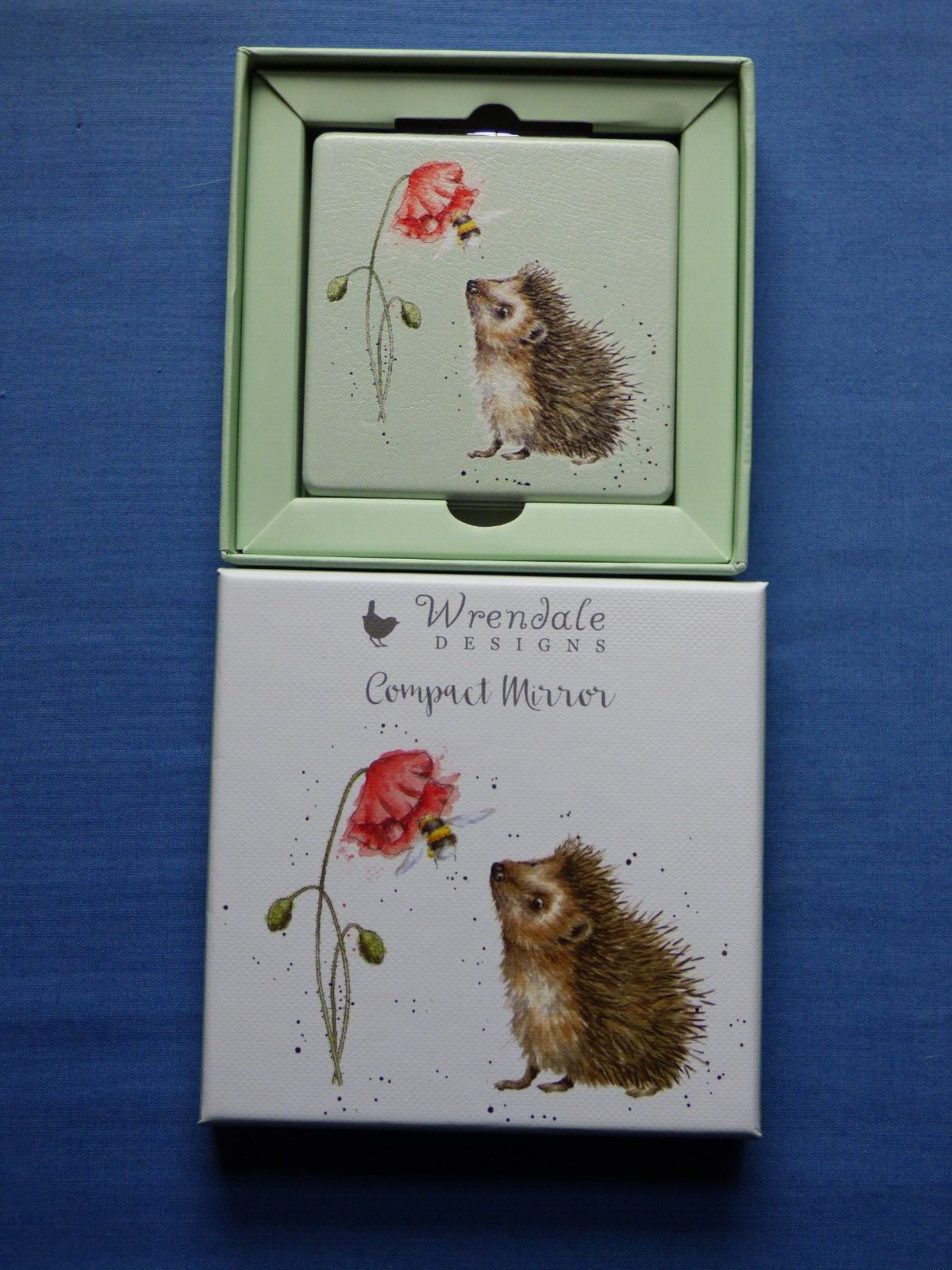 Wrendale Compact Mirror ""BUSY AS A  BEE"" by Hannah Dale