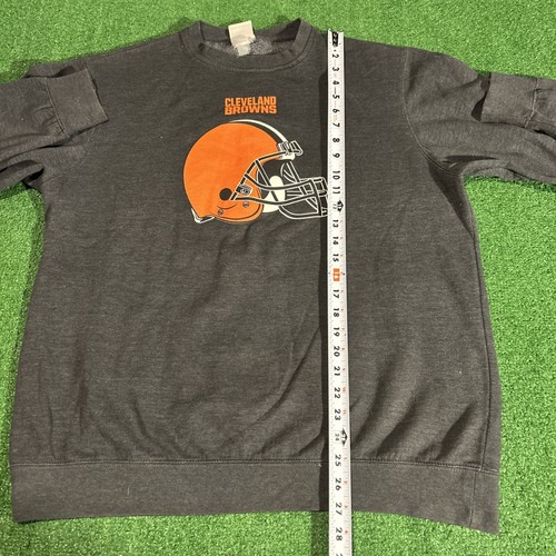 Majestic NFL Cleveland Browns Pullover Felpa Girocollo - Uomo Taglia XL - Foto 4 di 5