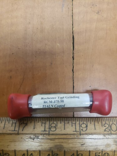 Carbide endmill 45° 1/4"dia 4fl TIALN Coating Nos USA  - Picture 3 of 3