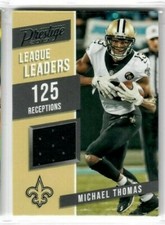 MICHAEL THOMAS 2019 Panini Prestige Football LEAGUE LEADERS JERSEY NOLA SAINTS