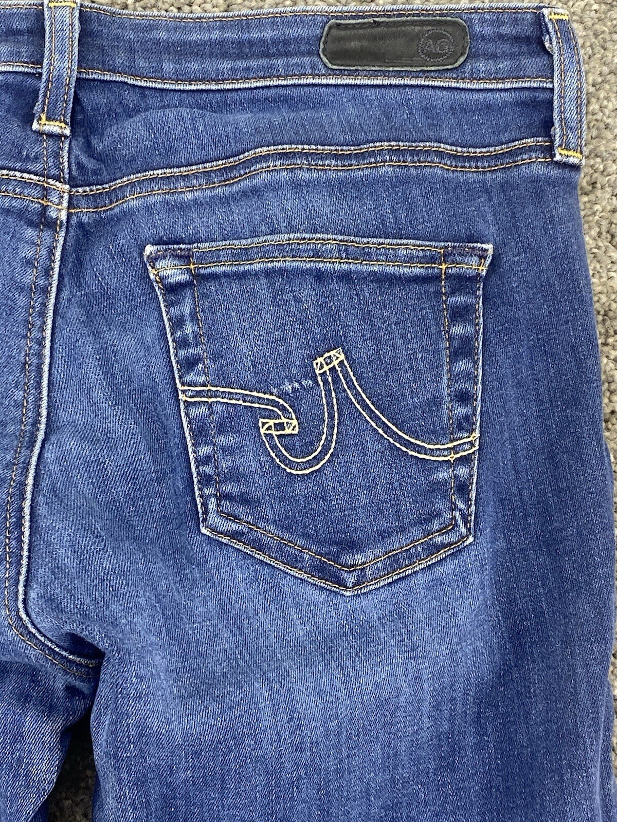 AG Adriano Goldschmied Jeans Sz 28R The Legging Super Skinny Women's Dark Wash thumbnail 12