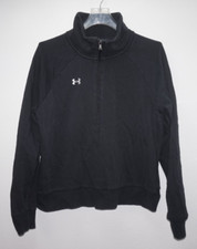 Under Armour Black 1/2 Zip Sweatshirt Womens Sz M