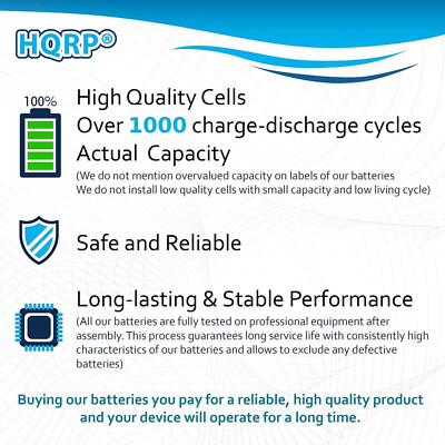 HQRP Battery for Philips Norelco HQ8885 HQ6763 HQ6762 HQ6761 HQ6760 887774671830