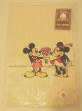 Vintage Disney Mickey  Minnie Kitchen Tea Towel / Sealed