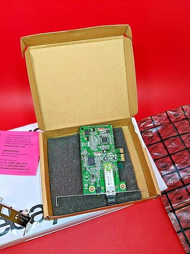 N-GXE-LC-01 1000BASE-SX PCIe Gigabit Card Standard & LP Bracket TRANSITION READ! - Picture 2 of 5