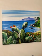 Renzo meschis olio su tela  con autentica 