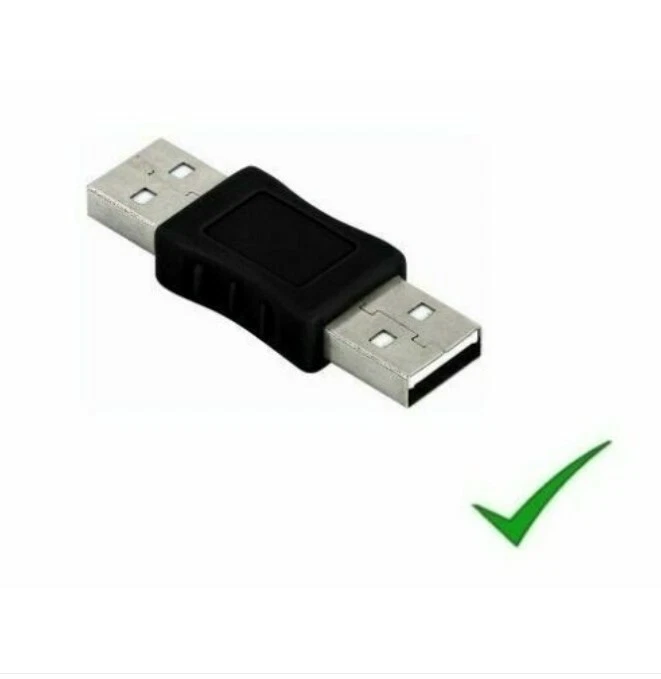 ELCART ADATTATORE USB 2.0 A ACCOPPIATORE MASCHIO MASCHIO PROLUNGA CAVO
