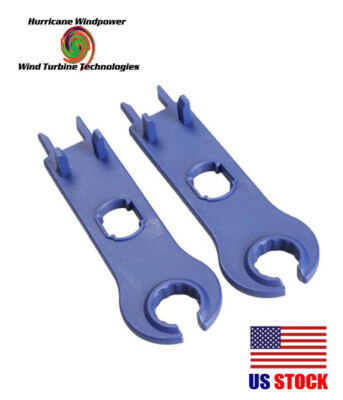 2 Piece Solar Connector Tool Spanners Wrench for MC4 Compatible Connectors