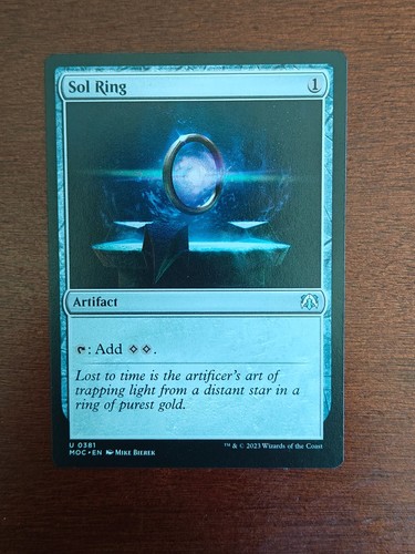 Magic MTG Sol Ring Commander: March of the Machine Regular