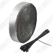 33 ft 100pcs Outdoor Pipe Foam Insulation Tape Self Adhesive with Cable tie