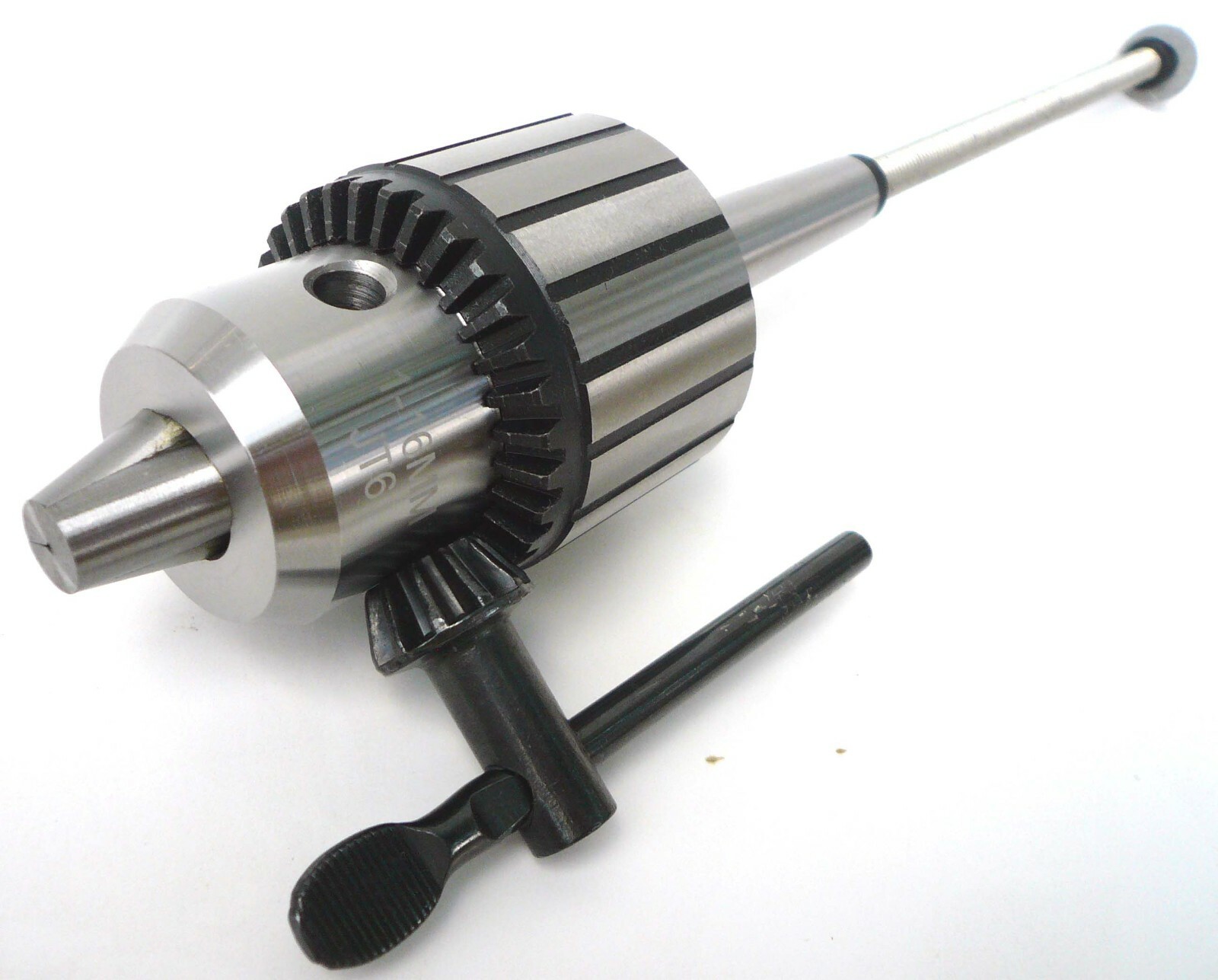 1/2" Heavy Duty Keyed Drill Chuck + MT1 Arbor + 1/4" x 9" Drawbar + Hardware New