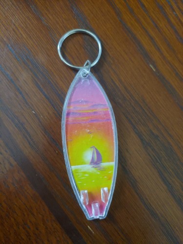 Vintage 90er SURFBRETT Schlüsselanhänger Tourist Merch Reise SNCO Surf Strand Sommer - Bild 1 von 4