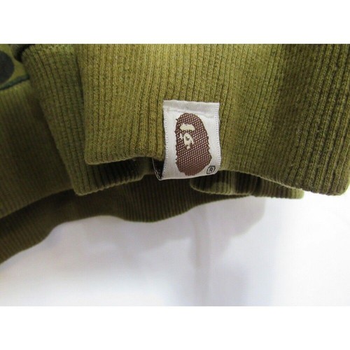 A Bathing Ape Camo Shark Graphic Front & Sleeves Sweatshirt Size XXL EUC - Picture 11 of 12