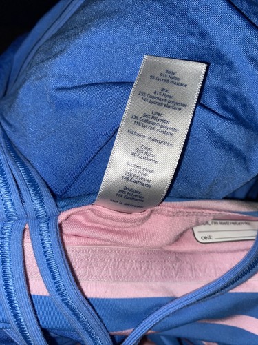 Ivivva Sports Bra Tank Top Combo Racer Back Spaghetti Strap Blue/Pink Youth 12 - Picture 10 of 10