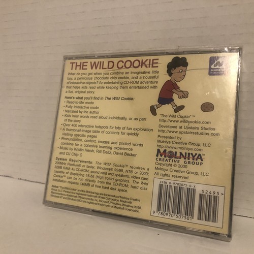 The Wild Cookie Interactive Storybook For Young Readers CD-Rom New Sealed - Afbeelding 18 van 24