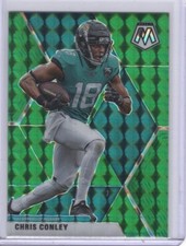 2020 Panini Mosaic Green Prizm #101 Chris Conley Jacksonville Jaguars
