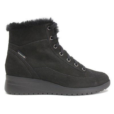 Mephisto Womens Boots Ilka Casual Lace-up Zip-Up Nubuck