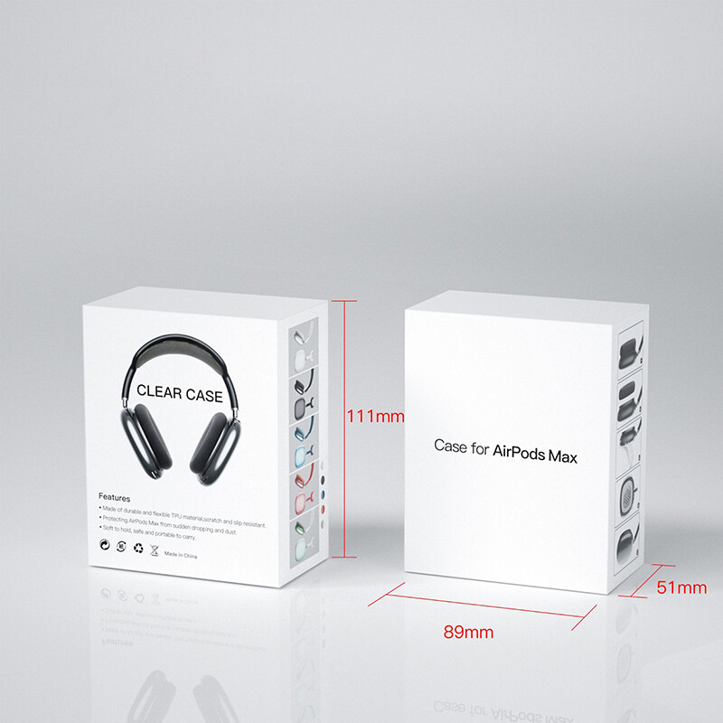 For Apple AirPods Max Headphone Clear Shockproof Soft Anti-Scratch