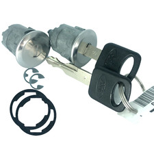 Ford Ranger 1997-2011 Door Lock Key Cylinder Pair Tumbler Barrel Chrome 2 Keys