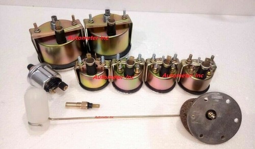 Smiths Electrical Red Temp+Oil+Volt+Fuel+Speedo+Tacho With 3 senders Units - Picture 2 of 3