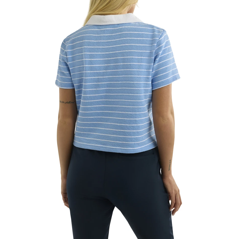 Nautica Womens Polo Shirt Amora Polo Natural Blue — 第 2/4 张图片