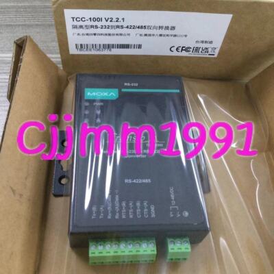 1PC  MOXA Tcc-100i RS232 to RS422 RS485 two-way converter #A6-40