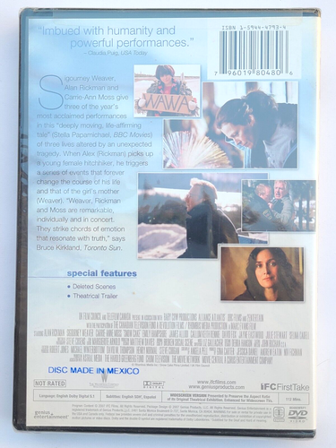 Snowcake (DVD) 2007 Sigourney Weaver, Alan Rickman, Carrie Anne Moss MINT SEALED - Foto 2 di 9