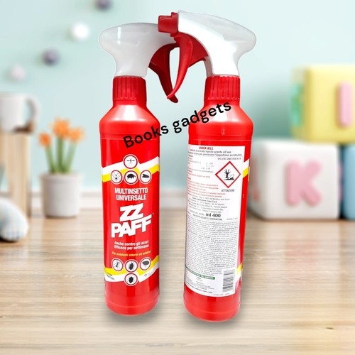 3pz ZZ PAFF Spray Insetticida Multinsetto Zanzare Mosche Acari Scarafaggi Pulci