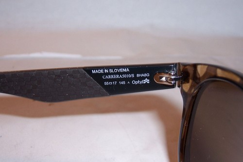 NUEVAS GAFAS DE SOL Carrera 5010/S 8HA-8G MARRÓN CAMUFLAJE/PLATA ESPEJO AUTÉNTICO - Imagen 7 de 8