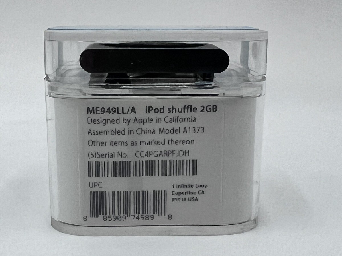 ちな Apple iPod Shuffle 4th Generation 2GB SPACE GRAY ME949LL/A A1373