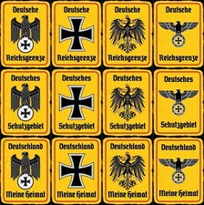 Blechschild / Holzschild  18x12  20x30  30x40 historisch deutsches Kaiser Reich