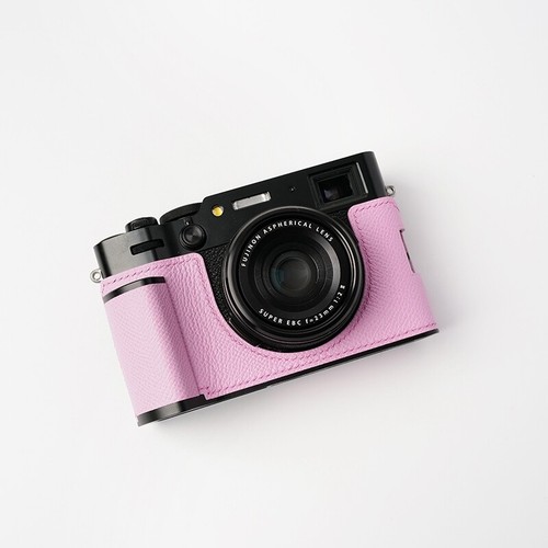 Kontice Handmade Half Case for Fujifilm X100VI Camera Grip Leather Insert Cover - Picture 23 of 29