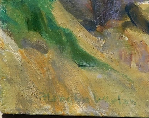 BLANCHE WHELAN EARLY CA ARTIST, COASTAL OIL/CANVAS - Picture 2 of 3